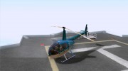 Robinson R44 Raven II NC 1.0 телевидение for GTA San Andreas miniature 1