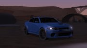 2020 Dodge Charger SRT Hellcat Widebody (SA Style) для GTA San Andreas миниатюра 3
