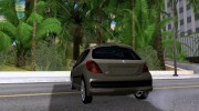 Peugeot 207 для GTA San Andreas миниатюра 3