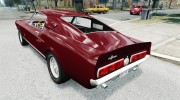 Shelby GT500 1967 для GTA 4 миниатюра 3