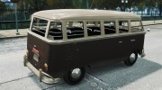 Volkswagen T1 Bus 1967 для GTA 4 миниатюра 5