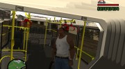 Прицеп к ЛиАЗ 6212 Питерская версия для GTA San Andreas миниатюра 4