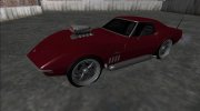 Chevrolet Corvette C3 Stingray для GTA San Andreas миниатюра 2