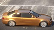 BMW M3 E46 Z-Tuned для GTA 4 миниатюра 5