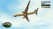 Boeing 737-800 WestJet Airlines para GTA San Andreas miniatura 3