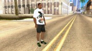 Футболка DJ Brain para GTA San Andreas miniatura 5