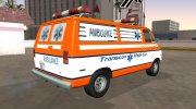 Dodge Tradesman B-200 1976 Ambulance para GTA San Andreas miniatura 3