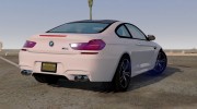 2013 BMW M6 F13 Coupe 1.0b for GTA 5 miniature 4