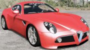 Alfa Romeo 8C Competizione para BeamNG.Drive miniatura 1