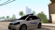Suzuki SX4 Policija Srbija для GTA San Andreas миниатюра 1
