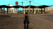 SWAT GIRL para GTA San Andreas miniatura 4