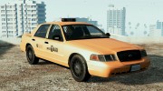 NYPD CVPI Undercover Taxi для GTA 5 миниатюра 1
