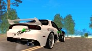 Mazda RX7 Drift para GTA San Andreas miniatura 4