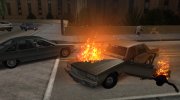 Водители загораются, когда загорается автомобиль для GTA San Andreas миниатюра 1