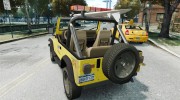 Jeep Wrangler 1988 Beach Patrol v1.1 для GTA 4 миниатюра 3
