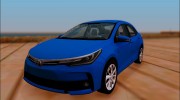 Toyota Corolla 2017 para GTA San Andreas miniatura 1