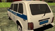 Lada 4x4 21310-59 Urban 2016 Полиция para GTA San Andreas miniatura 5