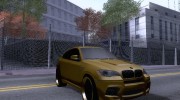 BMW X6M Hamann для GTA San Andreas миниатюра 5
