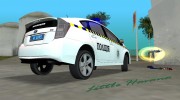 Toyota Prius Полиция Украины for GTA Vice City miniature 5