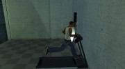 Подпольный спортзал в доме CJ 1.0 для GTA San Andreas миниатюра 3