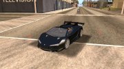 GTA V Pegassi Zentorno Cabrio para GTA San Andreas miniatura 1