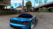 Dodge Viper Mopar Drift для GTA San Andreas миниатюра 4