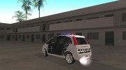 Chevrolet Meriva Patrullero de la Policia Metropolitana для GTA San Andreas миниатюра 3