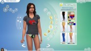Трусы с супер героями para Sims 4 miniatura 8