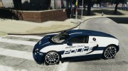 Bugatti Veryon SS COP para GTA 4 miniatura 2