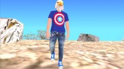 Skin HD GTA V Online в маске Орла для GTA San Andreas миниатюра 1