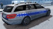 German Police Mercedes Benz E350 [ELS] for GTA 4 miniature 5