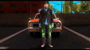 Aiden Pearce from Watch Dogs v9 для GTA San Andreas миниатюра 1