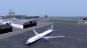 Boeing 767-300 United Airlines New Livery para GTA San Andreas miniatura 1