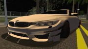 BMW M4 F82 Race Tune для GTA San Andreas миниатюра 3
