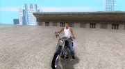 Harley Davidson FatBoy (Terminator 2) для GTA San Andreas миниатюра 1