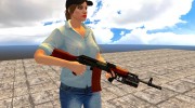 AK-74 GP-25 для GTA San Andreas миниатюра 1