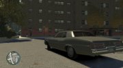 1972 Pontiac Grand Ville Coupe для GTA 4 миниатюра 3