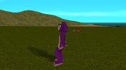 Человек в фиолетовом костюме худого саблезубого тигра из Zoo Tycoon 2 for GTA San Andreas miniature 5