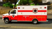 GMC C5500 Topkick Ambulance for GTA 4 miniature 2