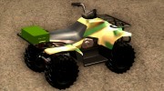 Army Edition ATV para GTA San Andreas miniatura 2