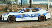Porsche Panamera Turbo - Need for Speed Hot Pursuit Police Car for GTA 5 miniature 2