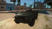 УАЗ MGS5 TPP para GTA San Andreas miniatura 2