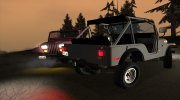 1976 Jeep CJ-5 Renegade для GTA San Andreas миниатюра 9