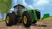 John Deere 8370R para Farming Simulator 2015 miniatura 7