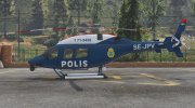 Bell 429 Swedish Police Air Wing for GTA 5 miniature 4