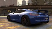 2016 Porsche Cayman GT4 v1.0 для GTA 4 миниатюра 4