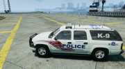 Chevrolet Suburban 2006 Police K9 UNIT for GTA 4 miniature 2