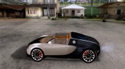 Bugatti Veyron 16.4 Grand Sport Sang Bleu for GTA San Andreas miniature 2