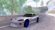 Dodge Viper GTS Monster Energy DRIFT for GTA San Andreas miniature 1
