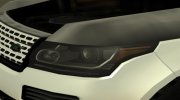 Range Rover SVAutobiography для GTA San Andreas миниатюра 10
